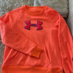 Orange Under Armour Storm Sweatshirt